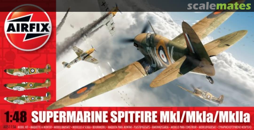 Boxart Supermarine Spitfire MkI/MkIa/MkIIa A05115A Airfix