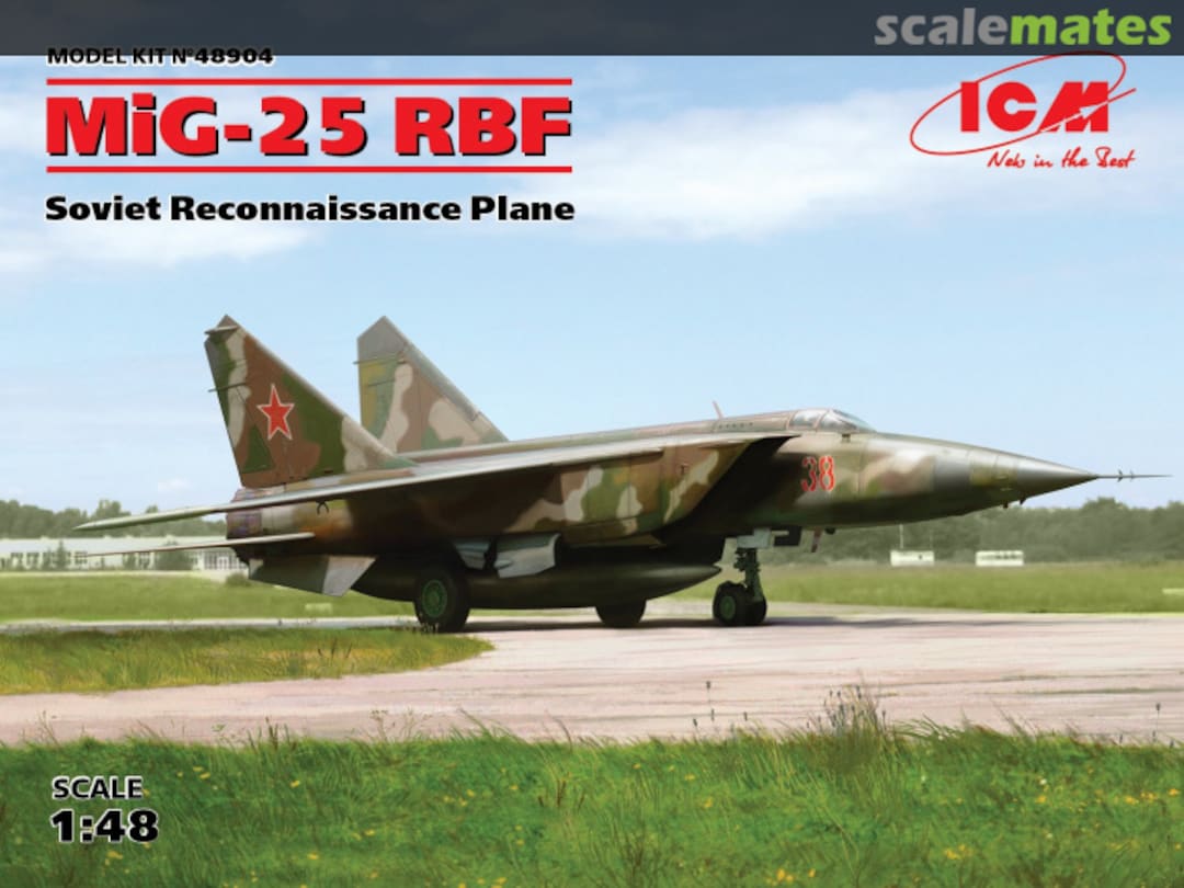 Boxart MiG-25RBF Foxbat 48904 ICM