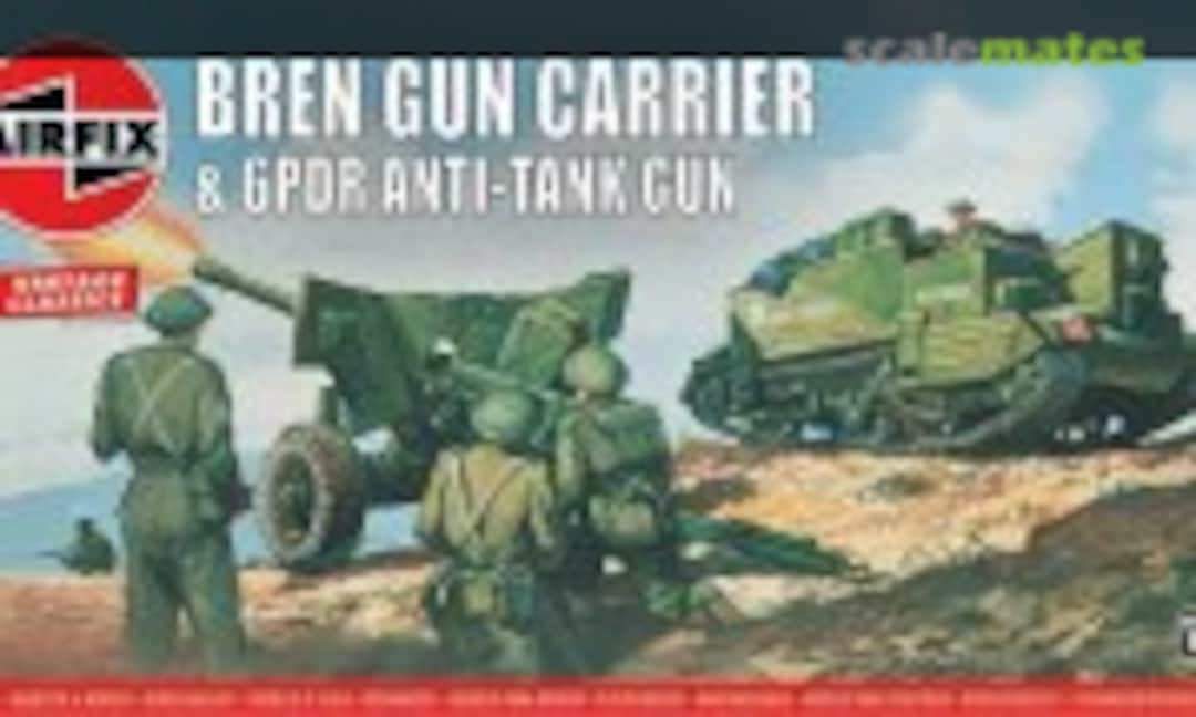 1:76 Bren Gun Carrier &amp; 6pdr Anti-Tank Gun (Airfix A01309V)