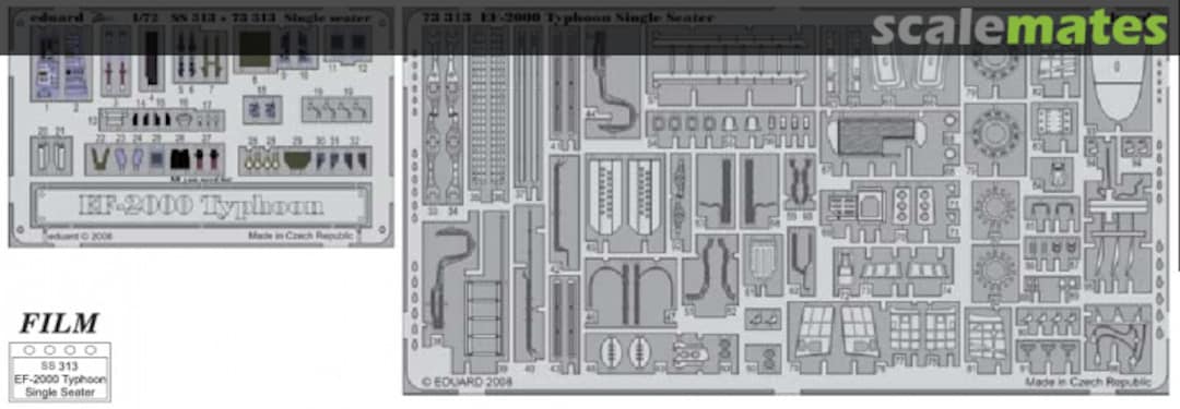 Boxart EF-2000 Typhoon Single Seater S.A. 73313 Eduard