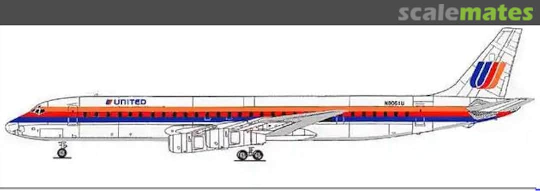 Boxart Douglas DC-8-50 series CV-37 Welsh Models