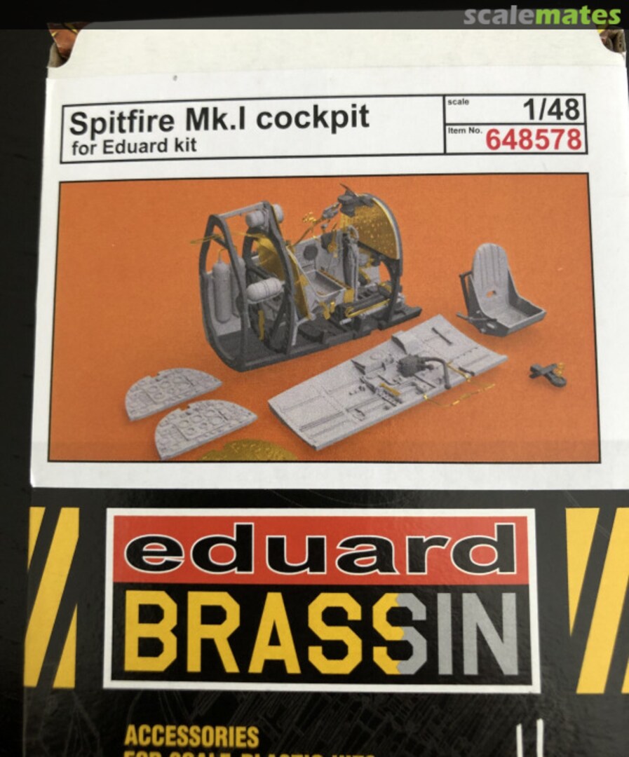 Boxart Spitfire Mk.1 cockpit 648578 Eduard