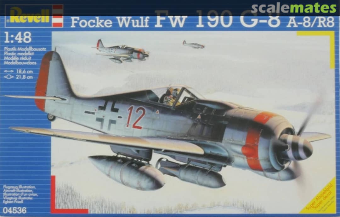 Boxart Focke Wulf Fw 190 G-8 A-8/R8 04536 Revell