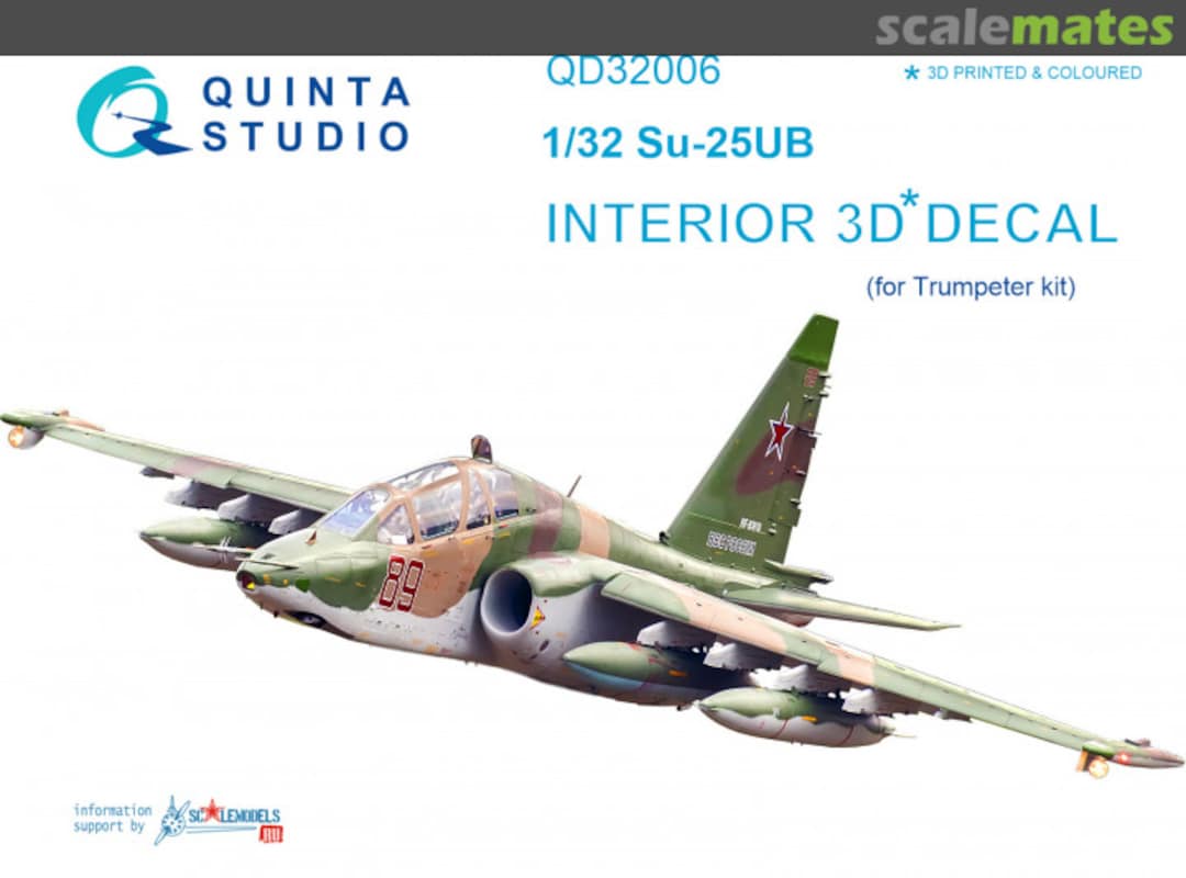 Boxart Su-25UB QD32006 Quinta Studio