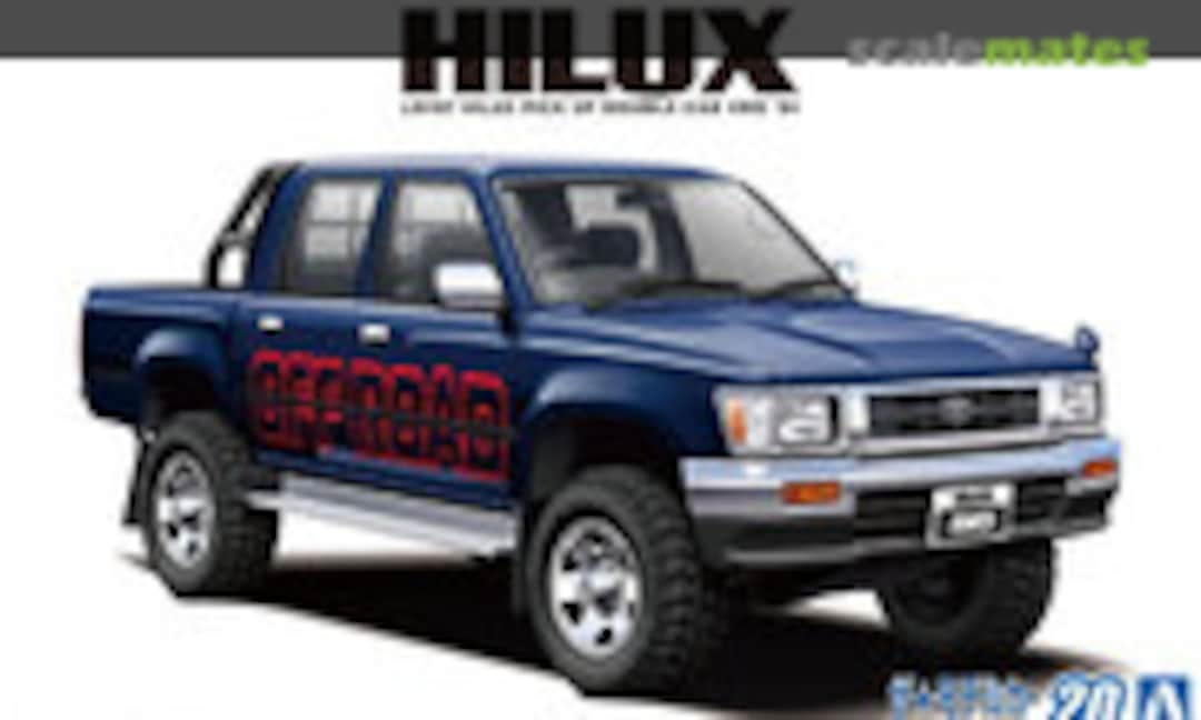 1:24 LN107 Hilux Pickup Double Cab 4WD '94 (Aoshima 062173)