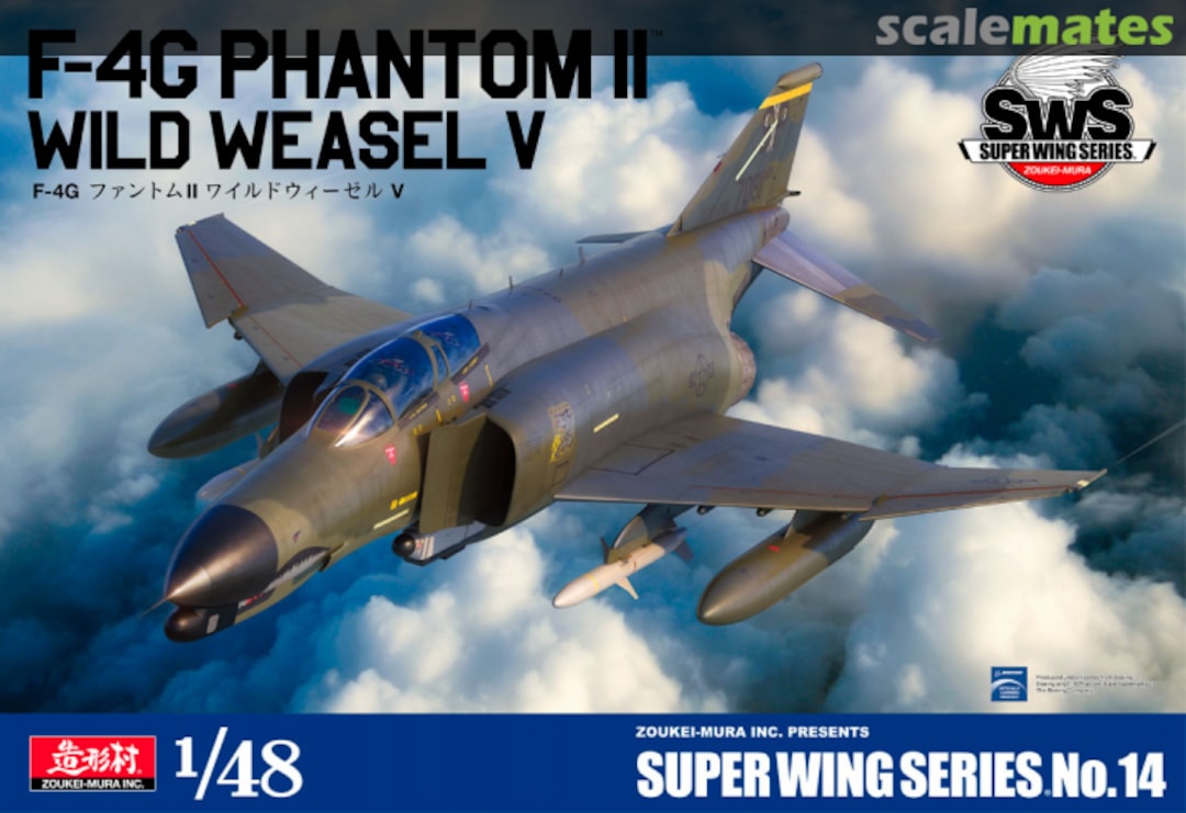 Boxart F-4G Phantom II Wild Weasel V SWS48-14 Zoukei-Mura