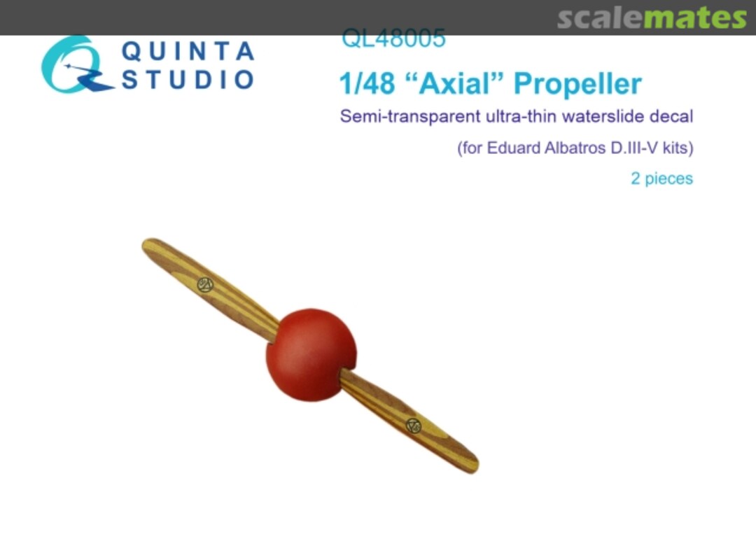 Boxart "Axial" Propeller QL48005 Quinta Studio