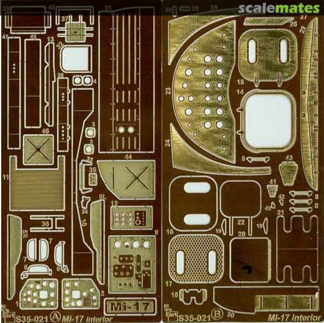 Boxart Mi-17 - Interior S35-021 Part