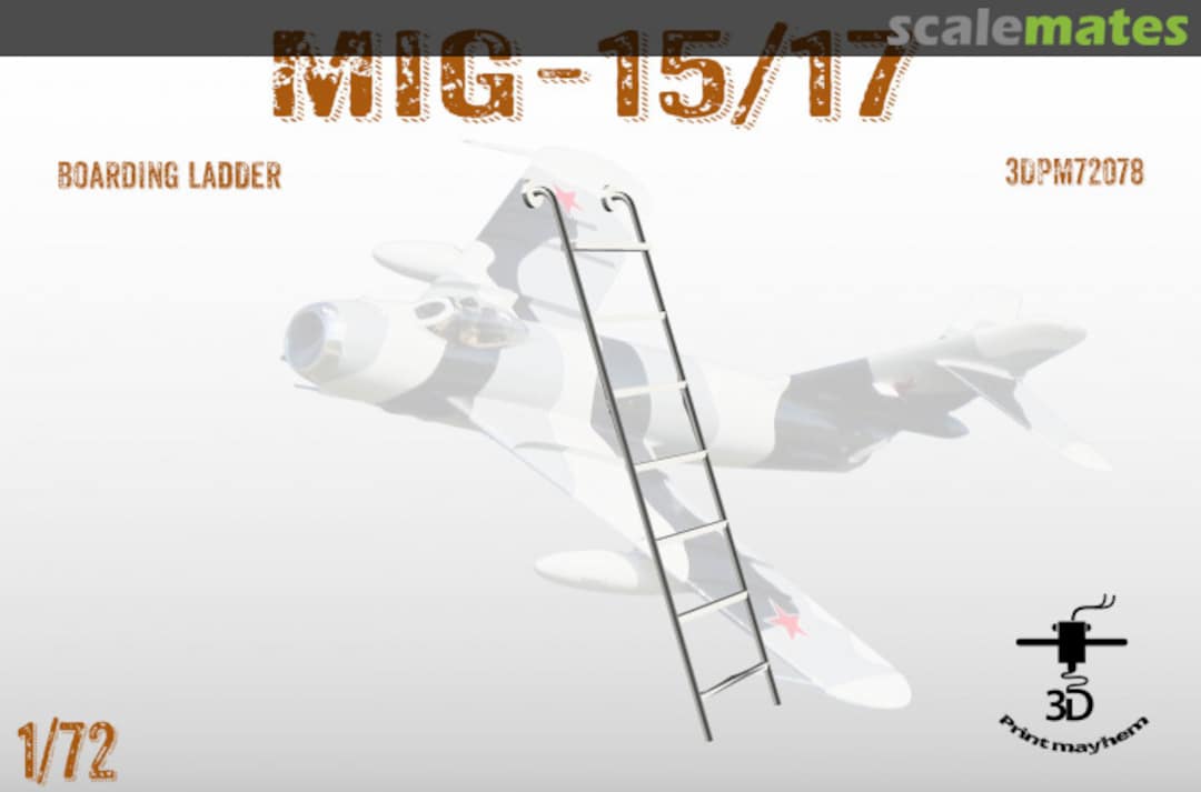 Boxart Mig 15/17 Boarding Ladder 3DPM72078 3D Print Mayhem