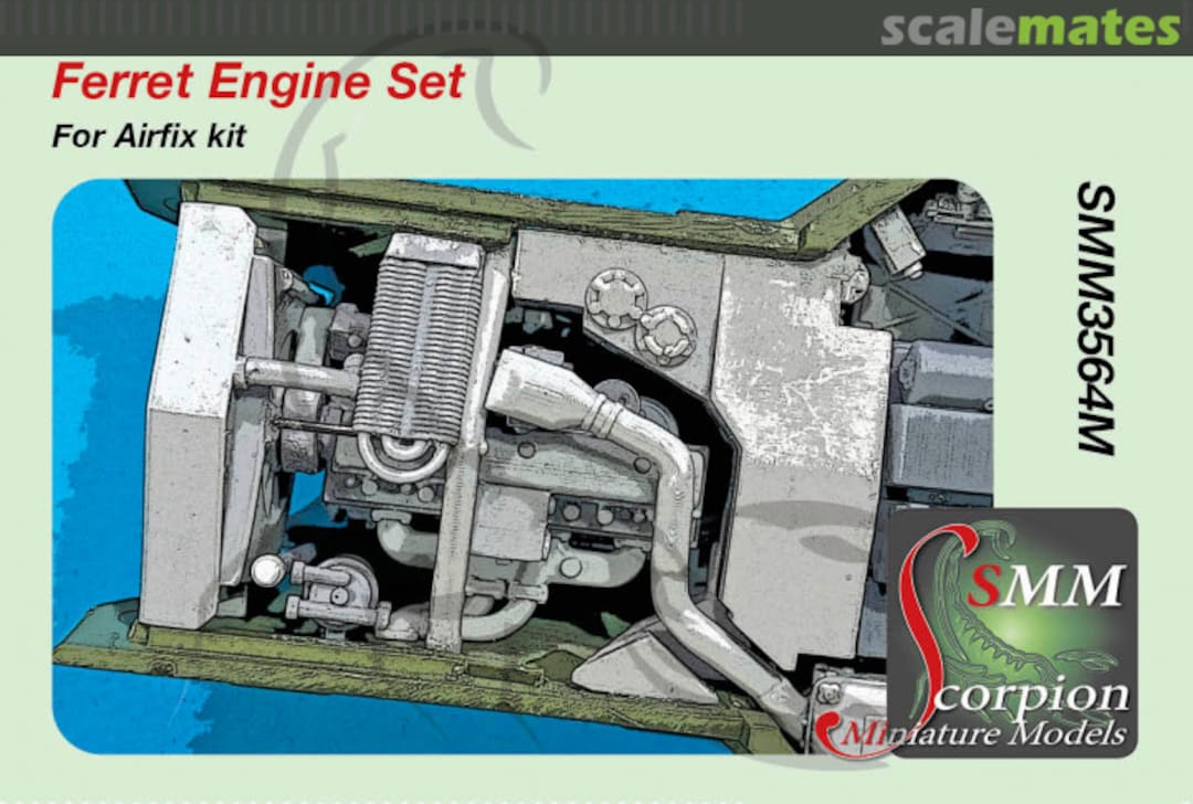 Boxart Ferret Engine Set SMM3564M Scorpion Miniature Models