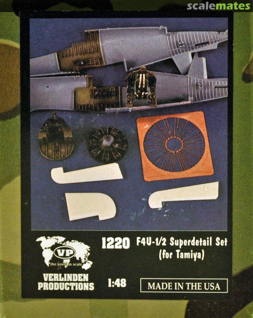 Boxart F4U-1/2 Birdcage Corsair Update Set 1220 Verlinden Productions