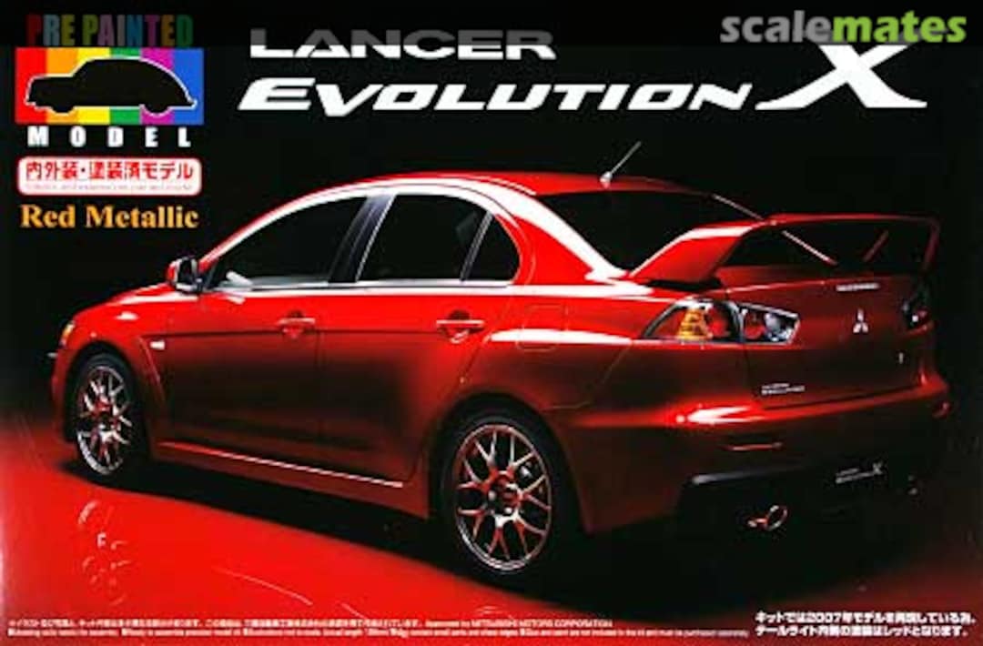 Boxart Lancer Evolution X (Red Metallic) 047323 Aoshima