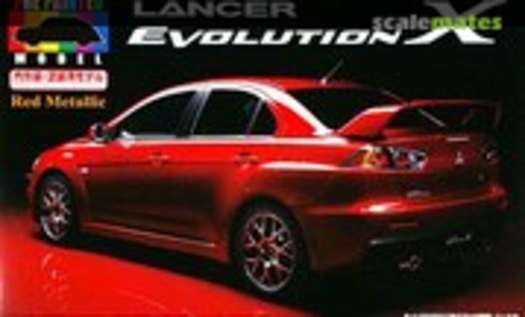 1:24 Lancer Evolution X (Red Metallic) (Aoshima 047323)