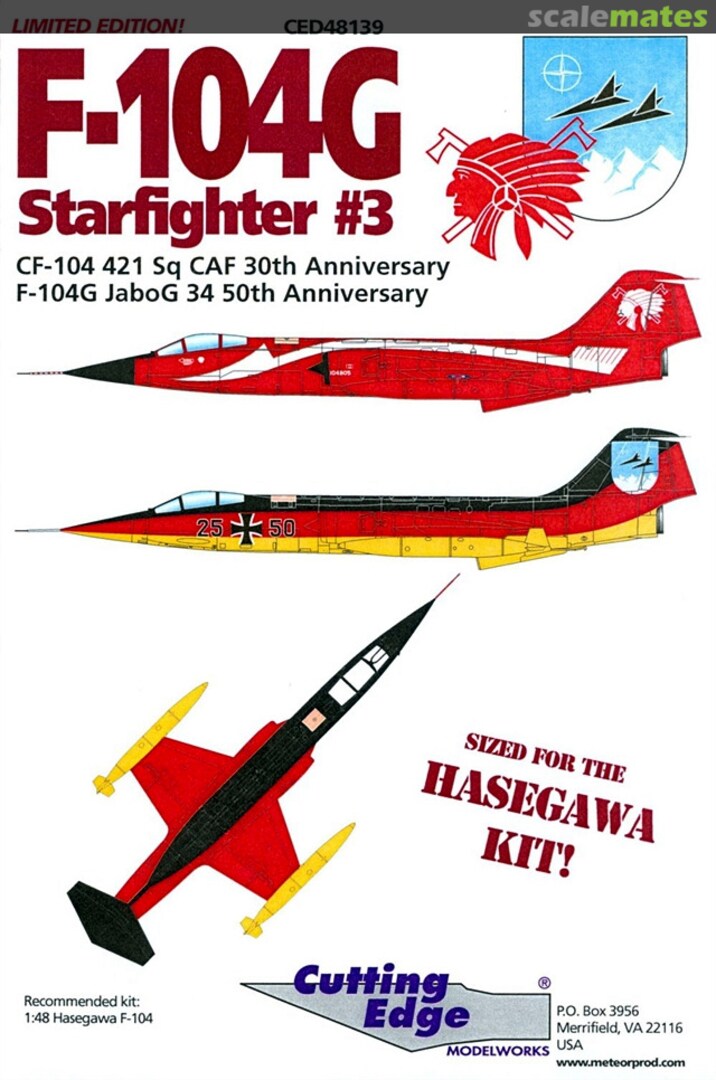 Boxart F-104G Starfighter #3 CED48139 Cutting Edge Modelworks