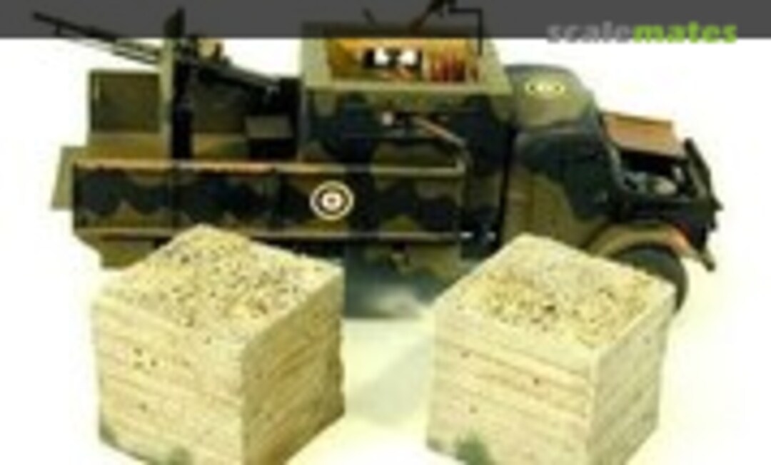 British Anti-Tank Cubes 5' (1.52m) Type (2 Pcs.) (Accurate Armour FF35019)