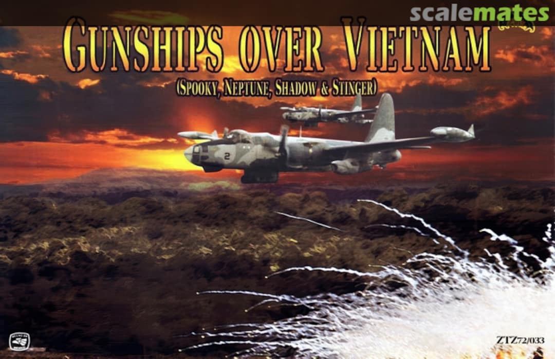 Boxart Gunships Over Vietnam ZTZ72033 Zotz Decals