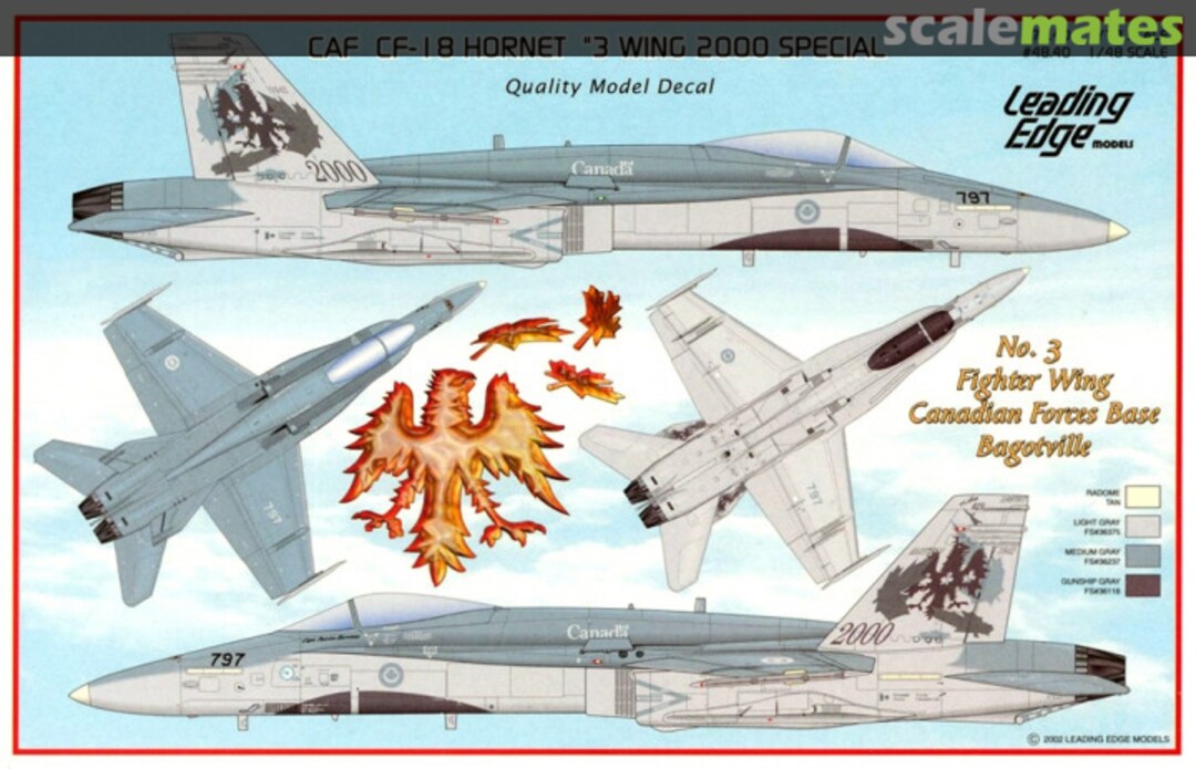 Boxart CAF CF-18 Hornet  72.40 Leading Edge