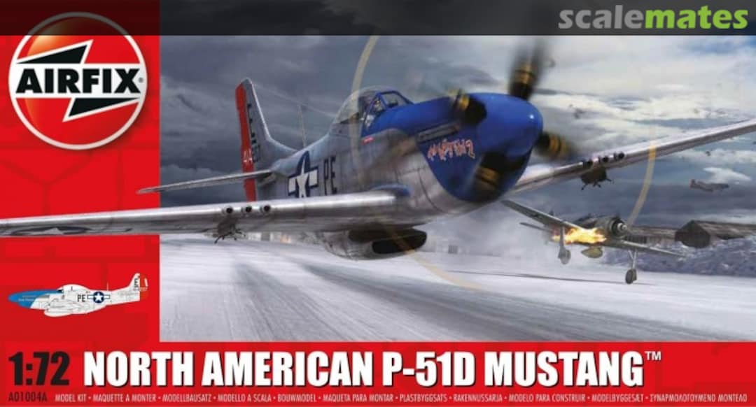 Boxart North American P-51D Mustang A01004A Airfix