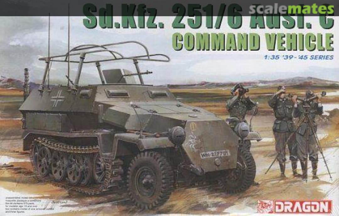 Boxart Sd.Kfz. 251/6 Ausf. C Command Vehicle 6206 Dragon