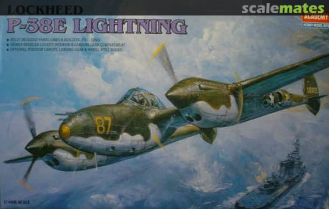 Boxart Lockheed P-38E Lightning 2144 Academy