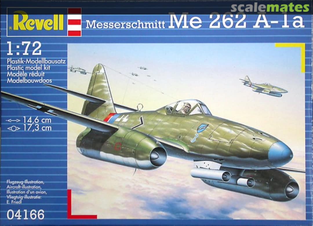 Boxart Messerschmitt Me 262 A-1a 04166 Revell