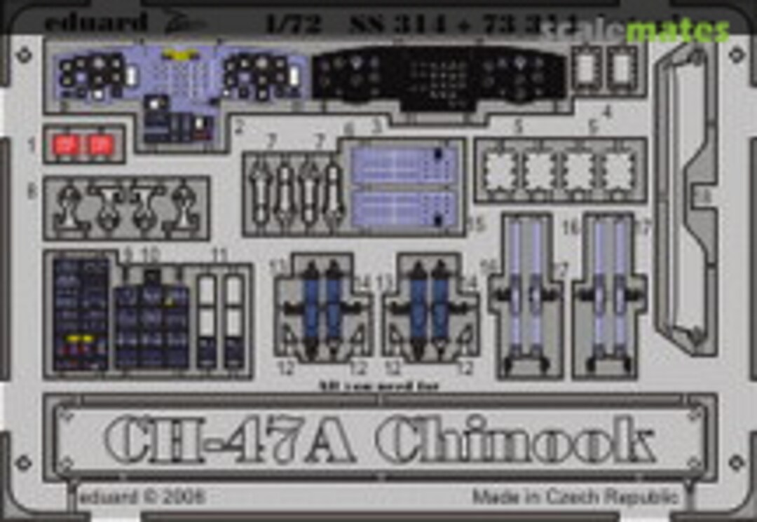 Boxart CH-47A interior S.A. 73314 Eduard