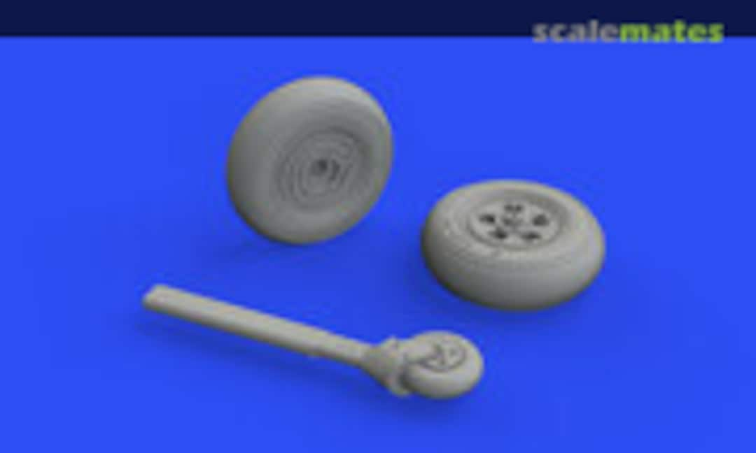 1:48 Spitfire Mk.1 wheels (Eduard 648579)