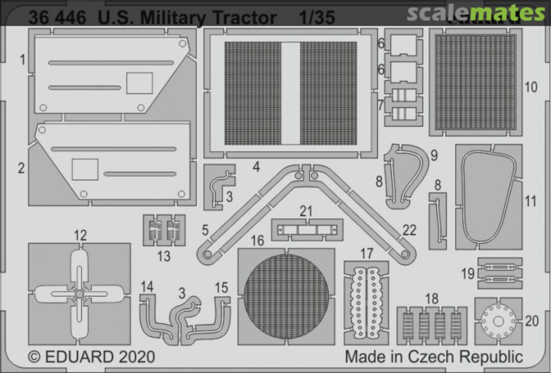 Boxart U.S. Millitary Tractor 36446 Eduard