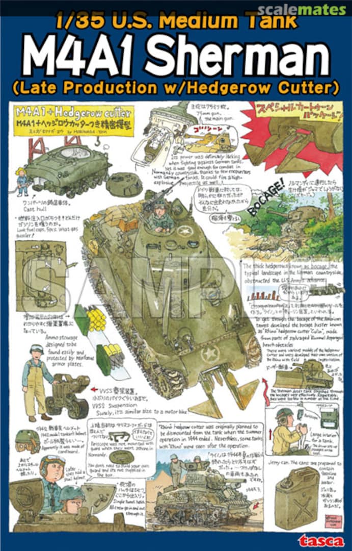 Boxart M4A1 Sherman 35-022 Tasca