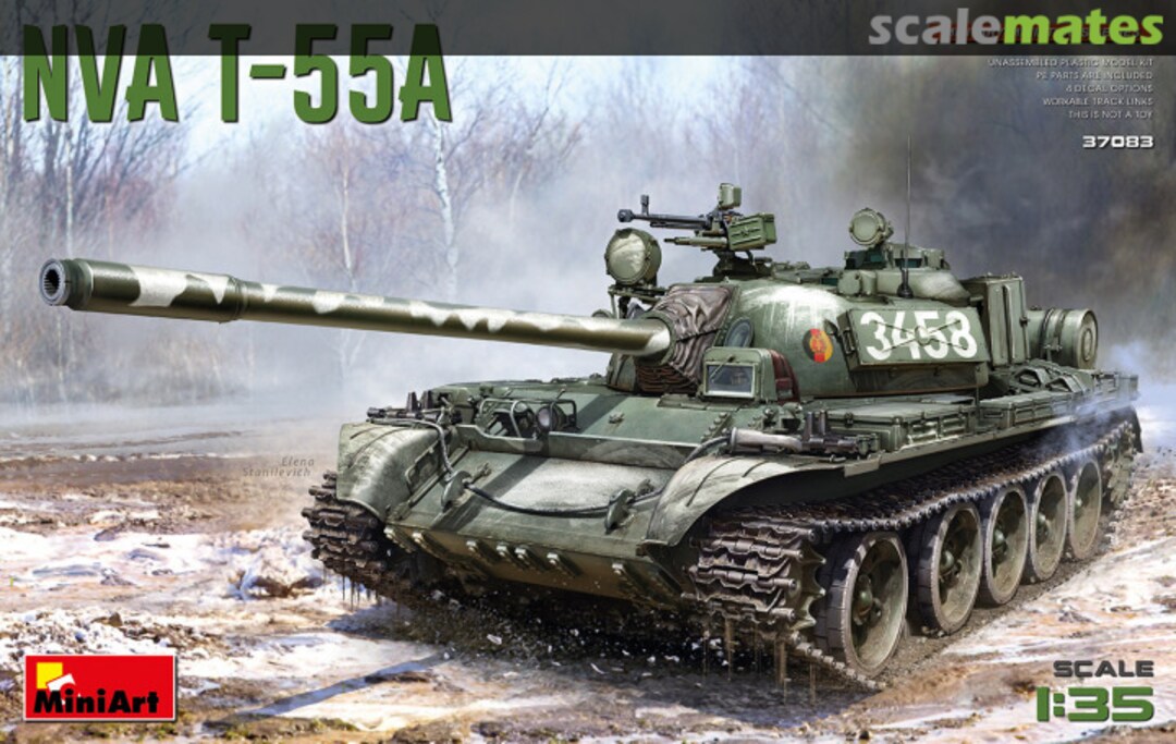 Boxart NVA T-55A 37083 MiniArt