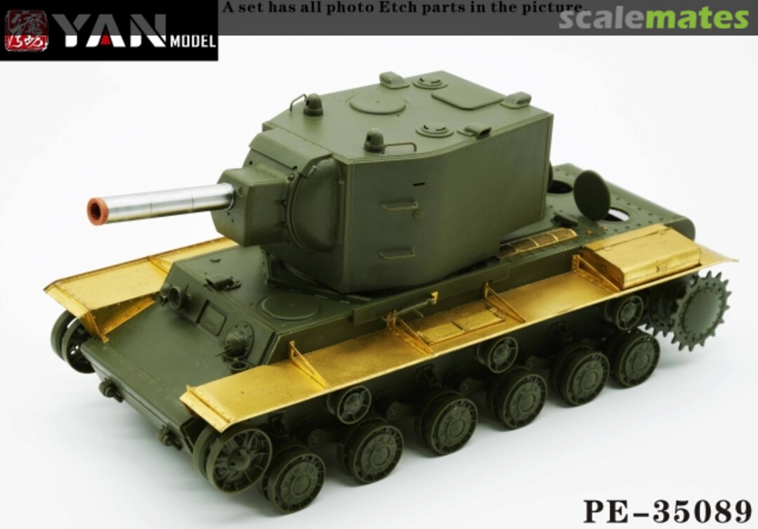 Boxart Russian KV-2 Heavy Tank detail set PE-35089 Yan Model