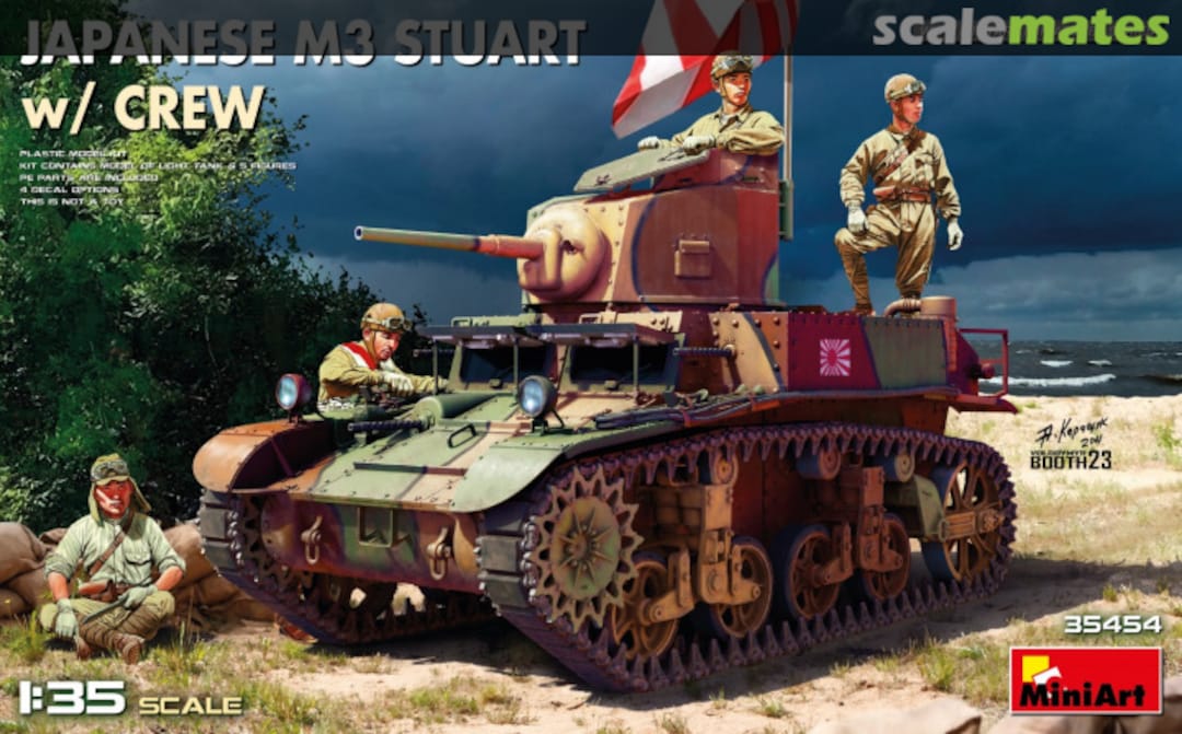 Boxart M3 Stuart 35454 MiniArt