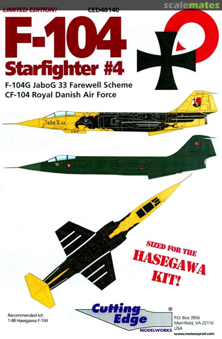 Boxart F-104 Starfighter #4 CED48140 Cutting Edge Modelworks