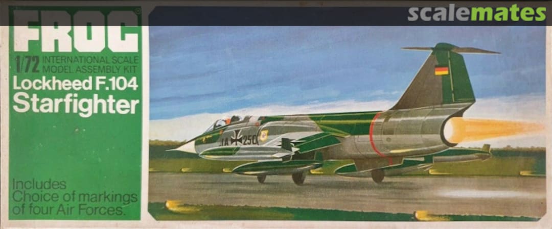 Boxart Lockheed F.104 Starfighter F268 FROG