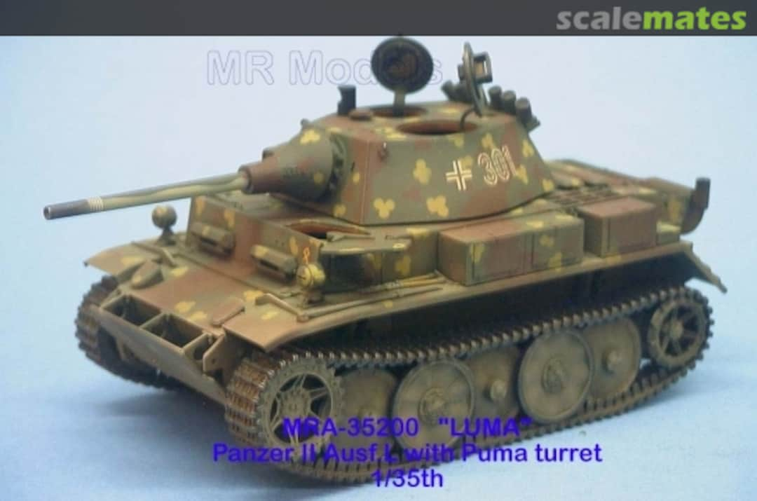 Boxart Panzer II Ausf. L with Puma turret MR-35200 MR Modellbau