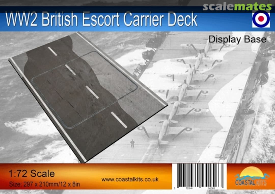 Boxart WW2 British Escort Carrier Deck CKS790-72 Coastal Kits