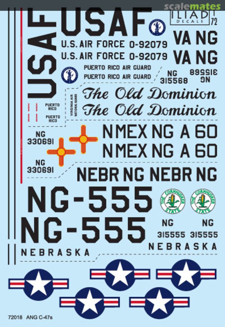 Boxart Air National Guard C-47s 72018 Iliad Design