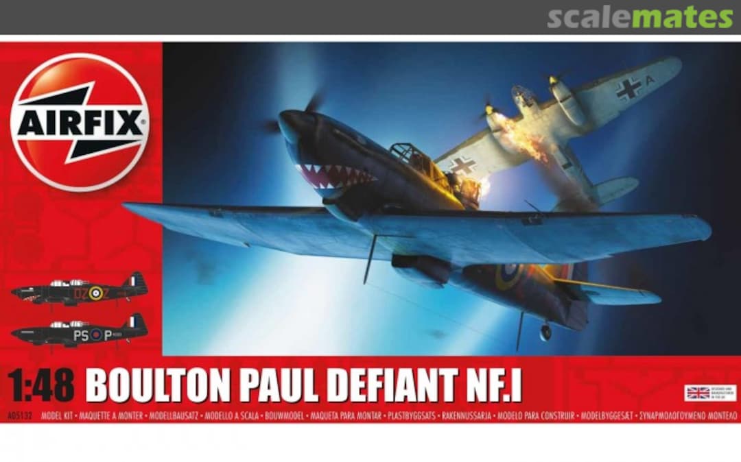 Boxart Boulton Paul Defiant NF.1 A05132 Airfix