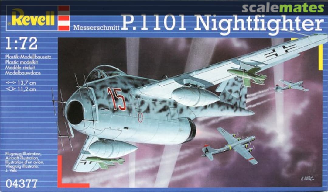 Boxart Messerschmitt P.1101 Nightfighter 04377 Revell