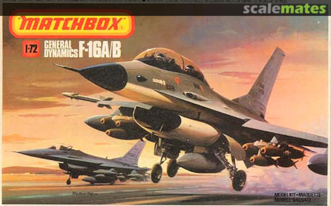 Boxart General Dynamics F-16A/B PK-122 Matchbox