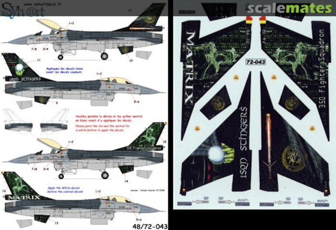 Boxart F-16AM Fighting Falcon 48-043 Syhart