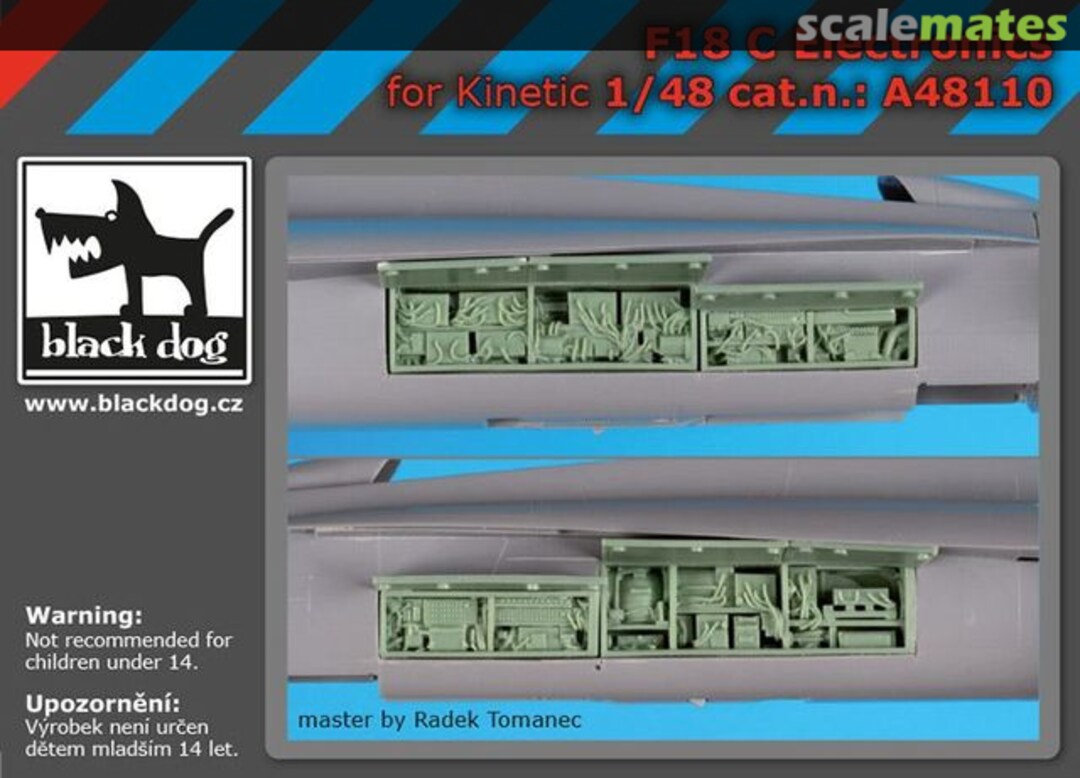 Boxart F-18 C Electronics A48110 Black Dog