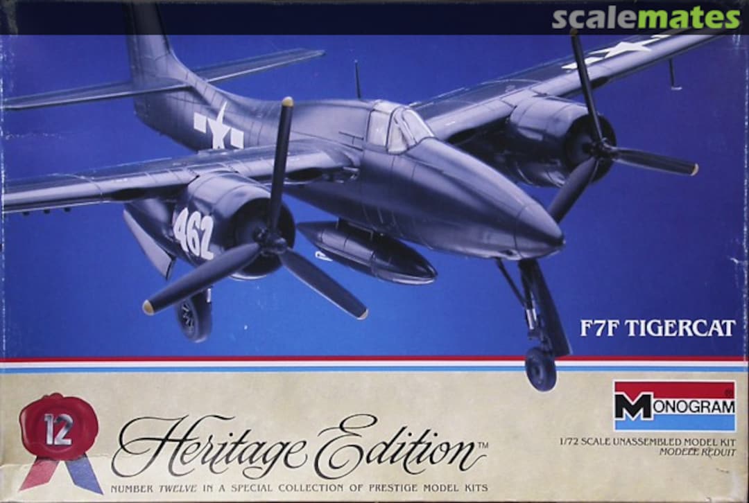 Boxart F7F Tigercat 6062 Monogram