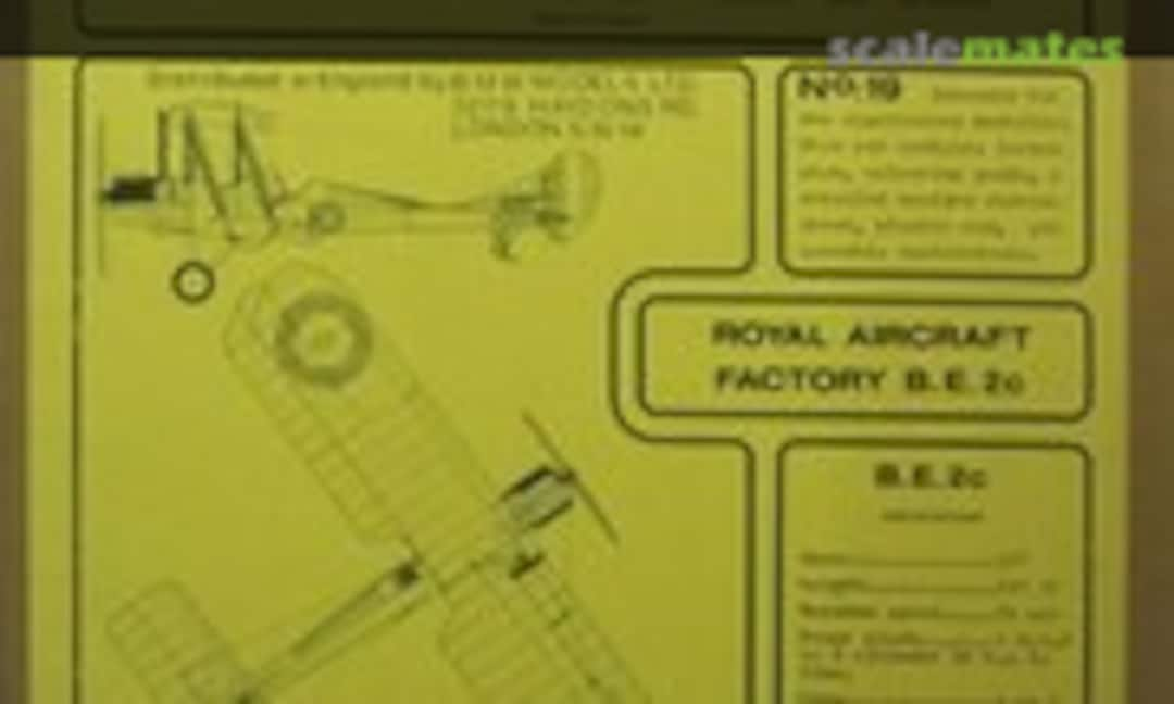 1:72 Royal Aircraft Factory B.E.2c (Formaplane 19)