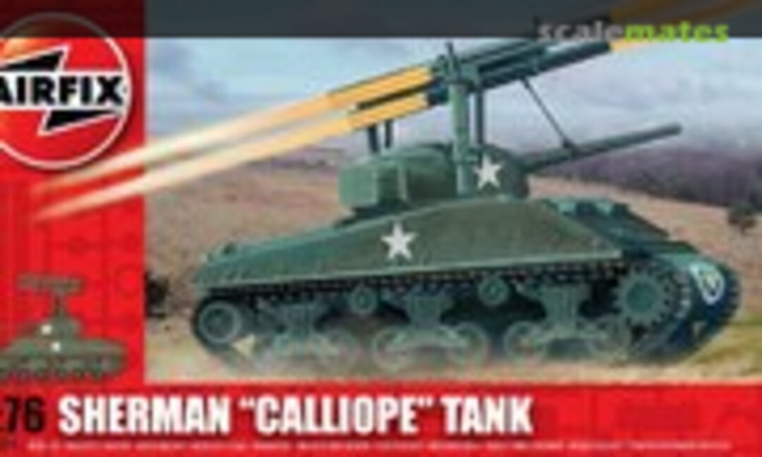 1:76 Sherman &quot;Calliope&quot; Tank (Airfix A02334)