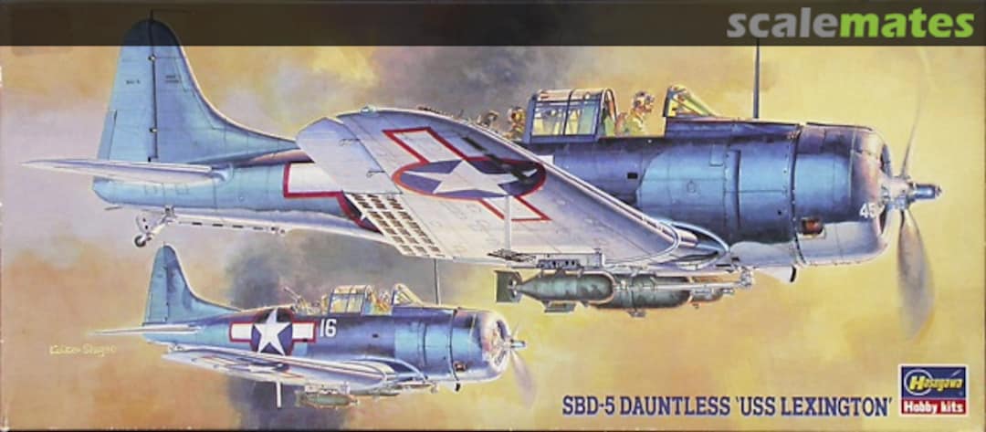 Boxart SBD-5 Dauntless 'USS Lexington' 51331 Hasegawa