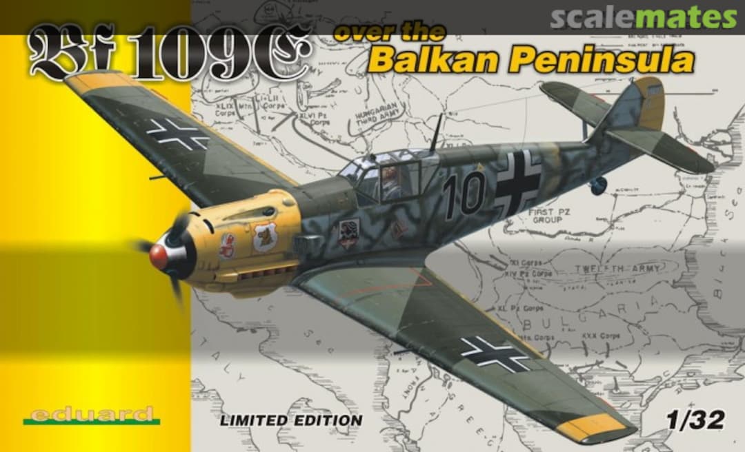 Boxart Bf 109E over the Balkan Peninsula (E-4, E-4/7, E-7) 1156 Eduard