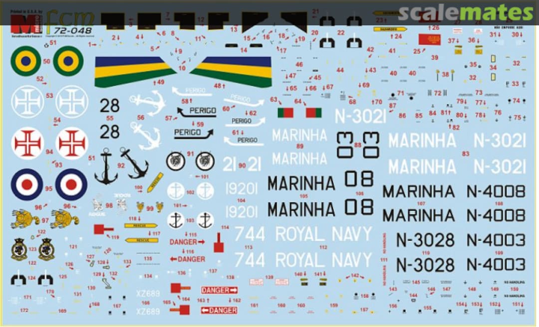 Boxart Westland Super Lynx HAS.2 72048 FMC Decals