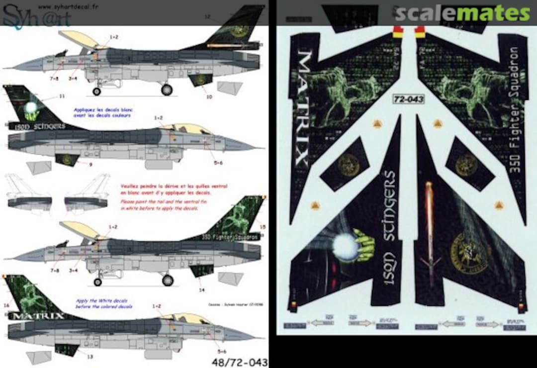 Boxart F-16AM Fighting Falcon 32-043 Syhart