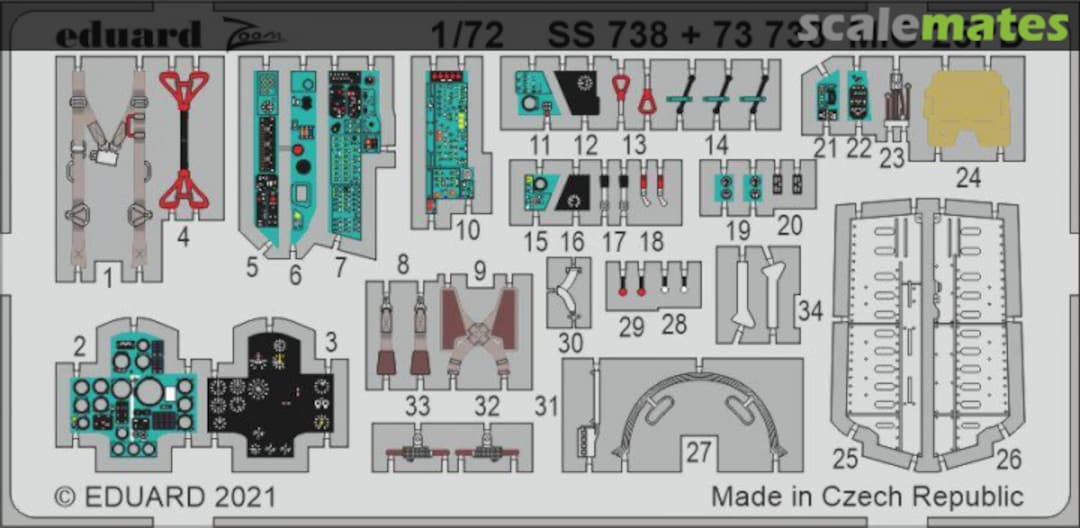 Boxart MiG-25PD 73738 Eduard